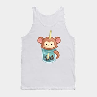 Monkey Bubble Tea Tank Top